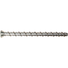 M6 x 100 Serbolt Counersunk Torx T30 Concrete Bolt, Bright Zinc Plated
