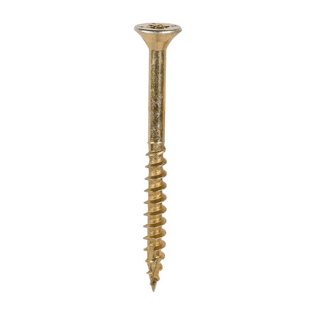 6.0 x 70 Timco Countersunk TX30 Clamp Fix C2 Woodscrews Yellow 60070C2C
