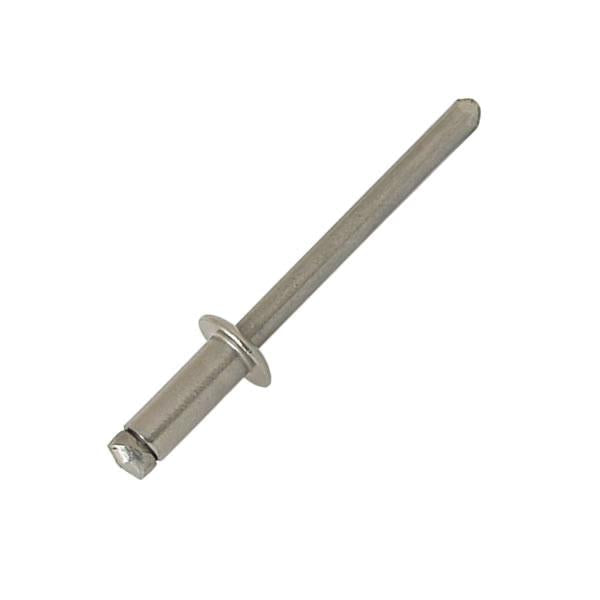 Rivet, Stainless Steel 316 (A4) Dome Head 4.0 x 20.0 Grip Range 14.5 - 16.0, DIN 7337