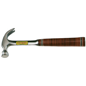 Estwing 16oz Curved Claw Hammer Leather Grip 7120T1600L