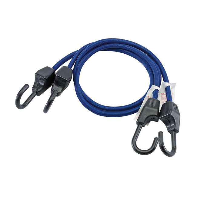 Draper 40kg Heavy Duty 8mm Bungee 800mm (Pack of 2) 94190