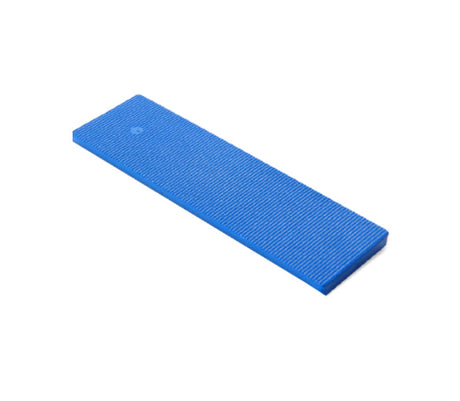 5mm Blue Flat Plastic Packer 28mm x 100mm, Pack of 100