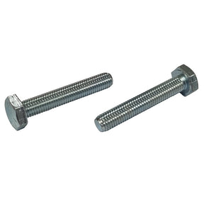 3/8" x 1" 1/2 UNF Hexagon Set Screw, Grade S, SAE Grade 5 (8.8) Zinc Plated