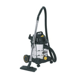Sealey 20L Industrial Wet / Dry Vacuum Cleaner 1250W 110V Stainless Drum PC200SD110V