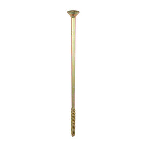 6.0 x 180 Timco C2 Strong Fix Premium Woodscrew, Countersunk Pozi Pz3, Steel Zinc / Yellow Plated 60180C2