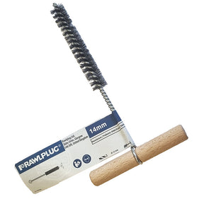 Rawlplug 10 - 14mm Metal Hole Cleaning Brush Rawl R-BRUSH-M10/M