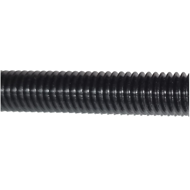 M20 x 3 Metre Long Nylon Studding (Threaded Rod) Grade 66, Black