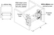 Unistrut P3087 Beam Clamp for Steel columns suits 41x41, Galvanised. SOLD IN PAIRS