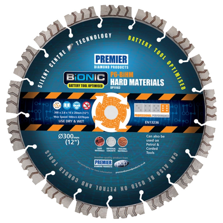 300 x 20mm 6 Star P6-BIMP Bionic Hard Materials Blade DP11163