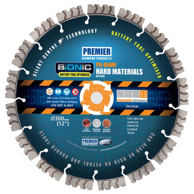 300 x 20mm 6 Star P6-BIMP Bionic Hard Materials Blade DP11163