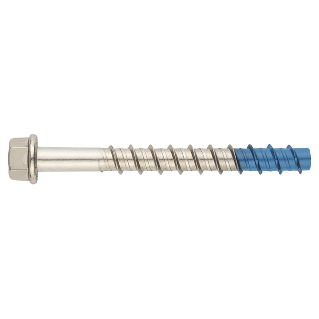 M12 x 80 Hex Flange Bimetal Concrete Anchor, Stainless Steel A4, TXE12080
