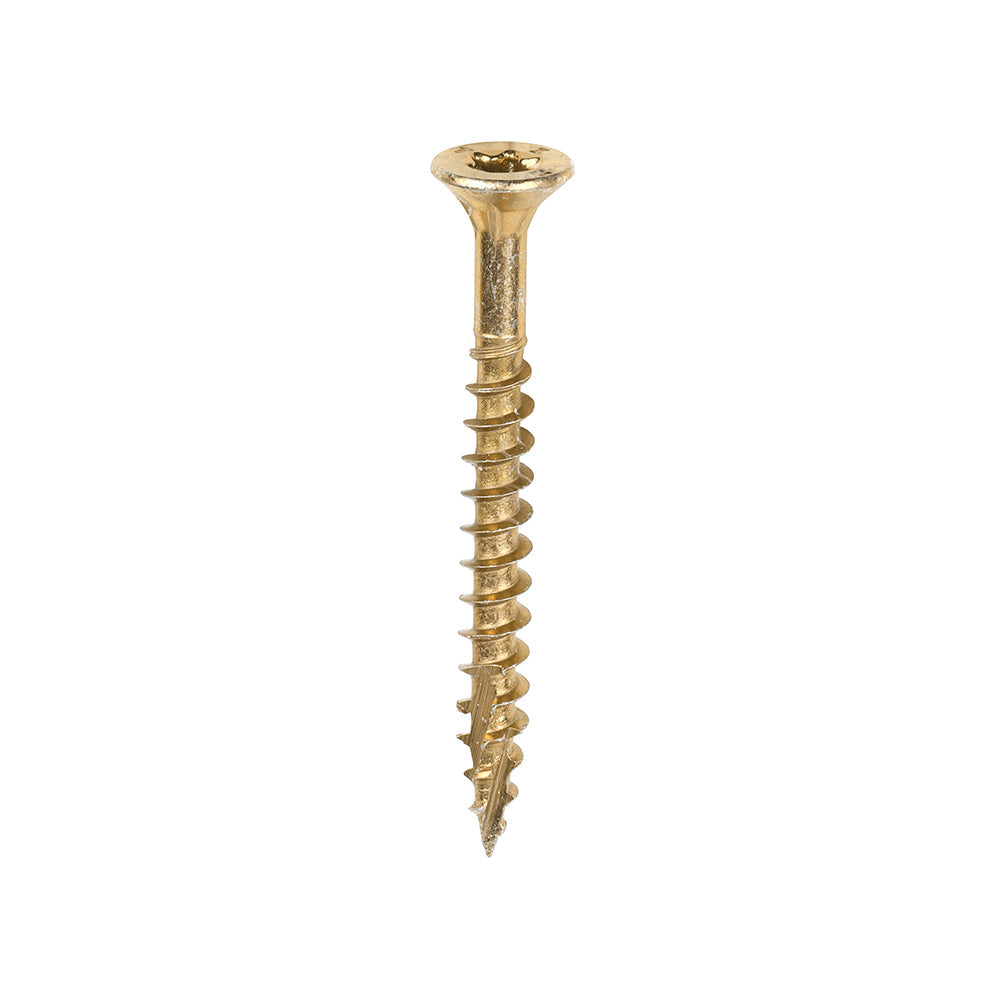 4.0 x 40 Timco Countersunk TX20 Clamp Fix C2 Woodscrews Yellow 40040C2C