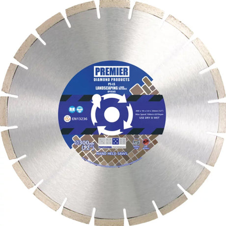 350 x 25mm 5 Star Landscape / Hard Materials Diamond Blade DP16507 P5/LS