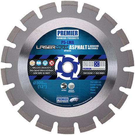 450mm x 25mm 5 Star Diamond Blade for Asphalt & Abrasive Materials DP16345 P5/LMA