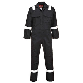 Large Black Portwest Flame Resistant Coverall BIZ5BKRL