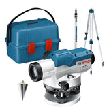 Bosch GOL 20D Professional Optical Level, Leveling Rod & Tripod