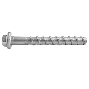 M10 X 80 Rawl R-HLX Hexagon Flang Concrete Bolt, Zinc Flake R-HLX-10X080-HF-ZF