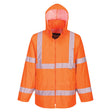 Small Orange Portwest Hi-Vis Rain Jacket
