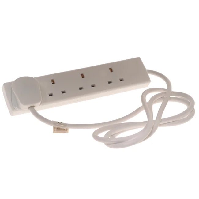240V Extension Lead 13A x 2M 4 Sockets