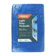 Timco 2M x 3M Light Duty Tarpaulin, Blue TTL23