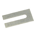 No.2 50mm x 100mm x 1mm with a 14mm slot (Suits bolts up to M12) Steel Metal Horseshoe Trouser Shim galvanised
