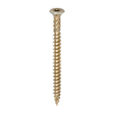 8.0 x 100 Timco Countersunk TX40 Clamp Fix C2 Woodscrews Yellow 80100C2C