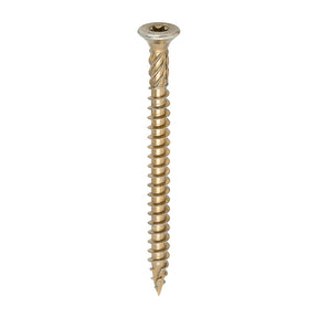 8.0 x 100 Timco Countersunk TX40 Clamp Fix C2 Woodscrews Yellow 80100C2C