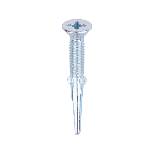 Timco 5.5 x 45mm Countersunk Self Drill Screws, Timber To Metal 3.0-12.0mm, Ruspert silver plated, No3. Phillips Drive