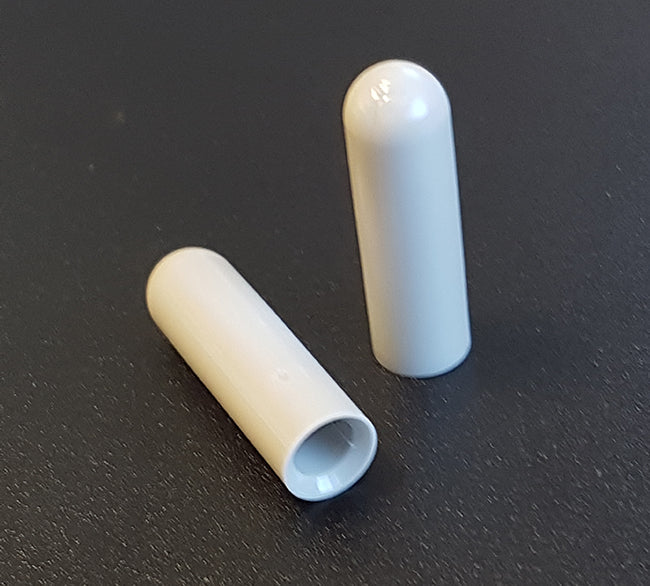 5.5mm x 25mm Drill Point Cover Cap Goose Wing Grey