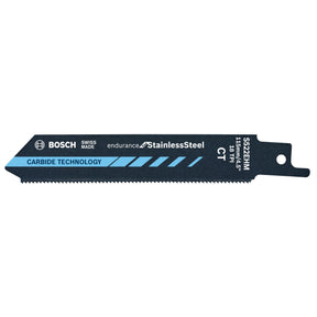 Bosch S522 EHM 115mm Sabre Saw Blade Special for Inox Stainless (Pack of 1) P/No. 2 608 653 096