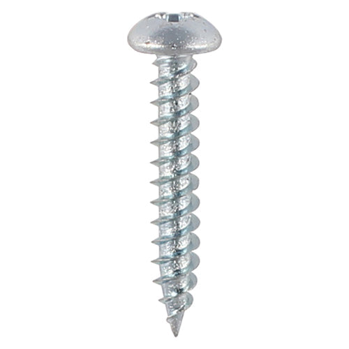 No.6 x 1/2" (3.5 x 12mm) Timco Woodscrew, Twin-thread Round Head Pozi No.2 (Boxed in 200's, Outer case of 28000) 00612CRWZ