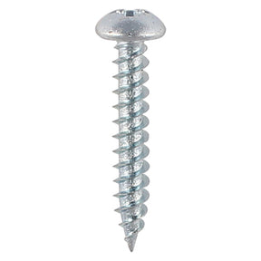 No.6 x 1/2" (3.5 x 12mm) Timco Woodscrew, Twin-thread Round Head Pozi No.2 (Boxed in 200's, Outer case of 28000) 00612CRWZ