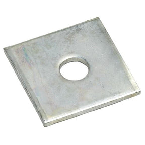 M16 x 40 x 5mm Mild Steel Square Plate Washer Bright Zinc Plated, DIN 436