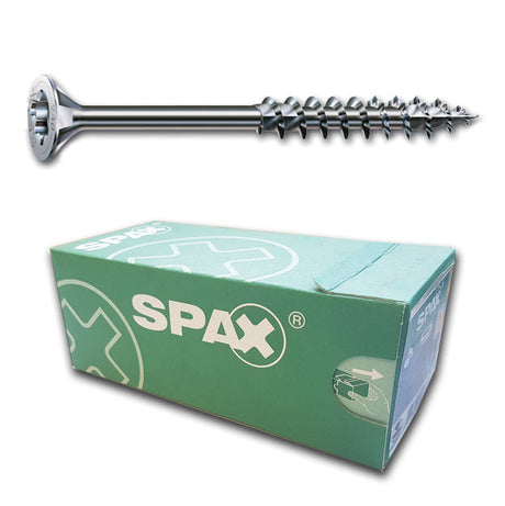 8.0 x 300mm T40 Spax Extra Long Countersunk Head Woodscrew, WIROX P3J