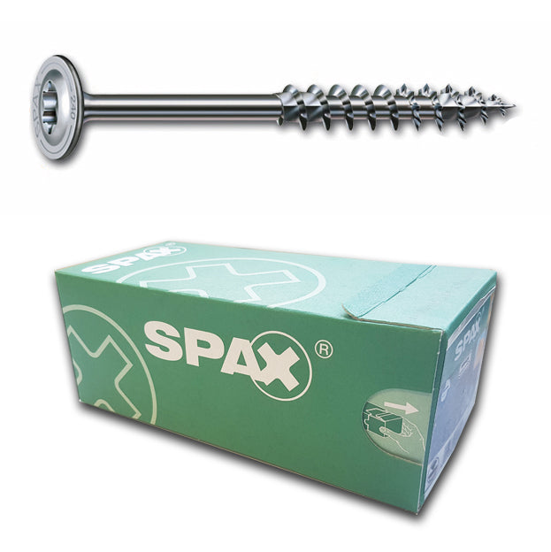 10.0 x 380mm T50 Spax Extra Long Washer Head Wood Screw, WIROX P3J