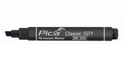 Pica 521/46 Permanent Marker Chisel Tip 2-6mm Black