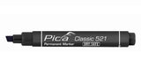 Pica 521/46 Permanent Marker Chisel Tip 2-6mm Black