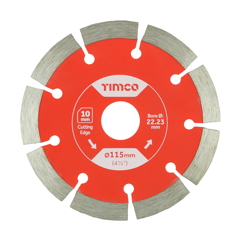 Timco 4" 1/2 (115 x 22.2mm) General Purpose Sintered Diamond Disc