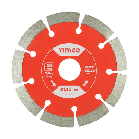 Timco 4" 1/2 (115 x 22.2mm) General Purpose Sintered Diamond Disc