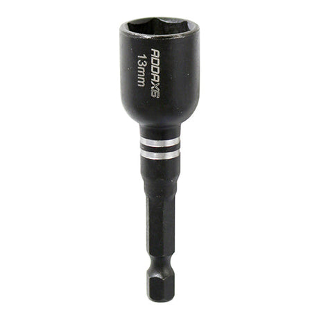 13 x 65mm Addax X6 Magnetic Impact Hex Drive Adaptor 13SDX6
