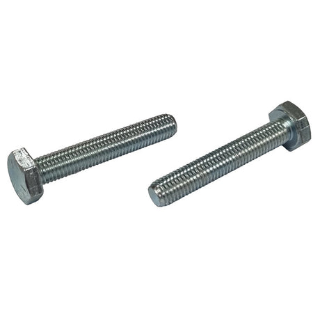 7/16" x 1" UNF Hexagon Set Screw, Grade S, SAE Grade 5 (8.8) Zinc Plated