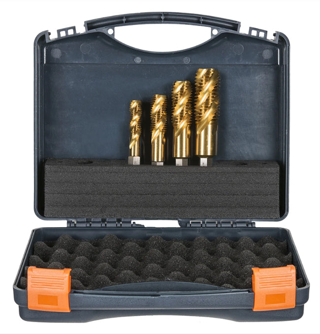HMT 4 Piece Versa Drive Spiral Flute Tap Set M12, M16, M20 & M24 309010-SET2