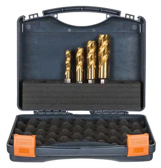 HMT 4 Piece Versa Drive Spiral Flute Tap Set M12, M16, M20 & M24 309010-SET2