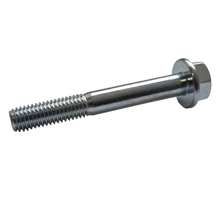 M8 x 60 (25mm thread) Hexagon Head Flange Plain Set Screws High Tensile Grade 8.8 Bright Zinc Plated, DIN 6921
