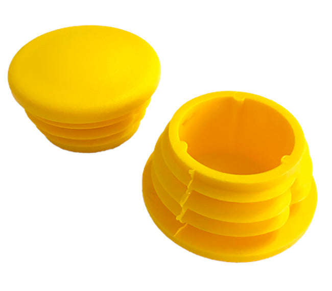 Yellow Plastic End Cap C65 Size 8 (G40) Handrail Fitting (Kee Klamp Compatible 77-8)