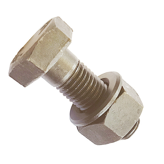 M16 x 70 HSFG High Strength Friction Grip Bolt, Nut & Through Hardened Washer, Galvanised. CE Approved