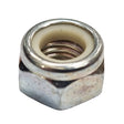 1" 1/2 UNC Hexagon Nylon Insert Nuts, Type P, Bright Zinc Plated