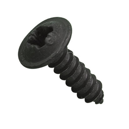 No.8 x 1" (4.2x25mm) Black Flange Pozi No.2 Self Tapping Screws Type AB DIN 4174