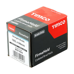 FirmaHold 16g x 64 Brad/ Galv *NO GAS* BG1664 (Paslode compatible) 2000 nails per box