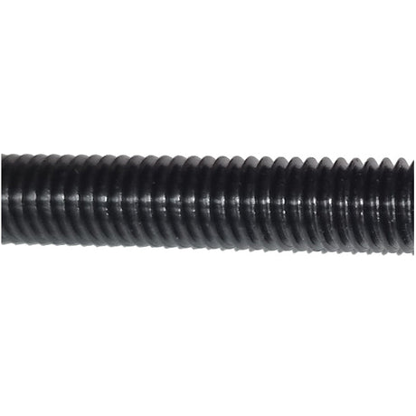 M8 x 1 Metre Long Nylon Studding (Threaded Rod) Grade 66, Black